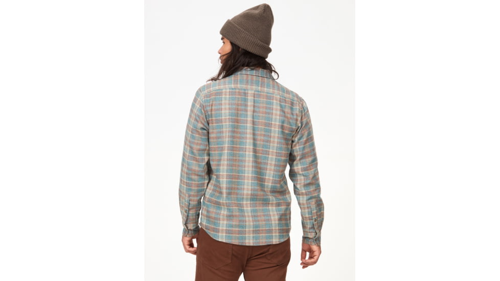 Marmot Fairfax Novelty Heathered Lightweight Long Sleeve Flannel - Mens, Dark Jungle, 2XL, M14917-22261-XXL