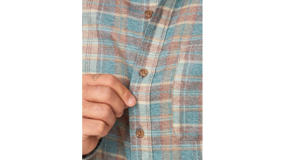 Marmot Fairfax Novelty Heathered Lightweight Long Sleeve Flannel - Mens, Dark Jungle, 2XL, M14917-22261-XXL