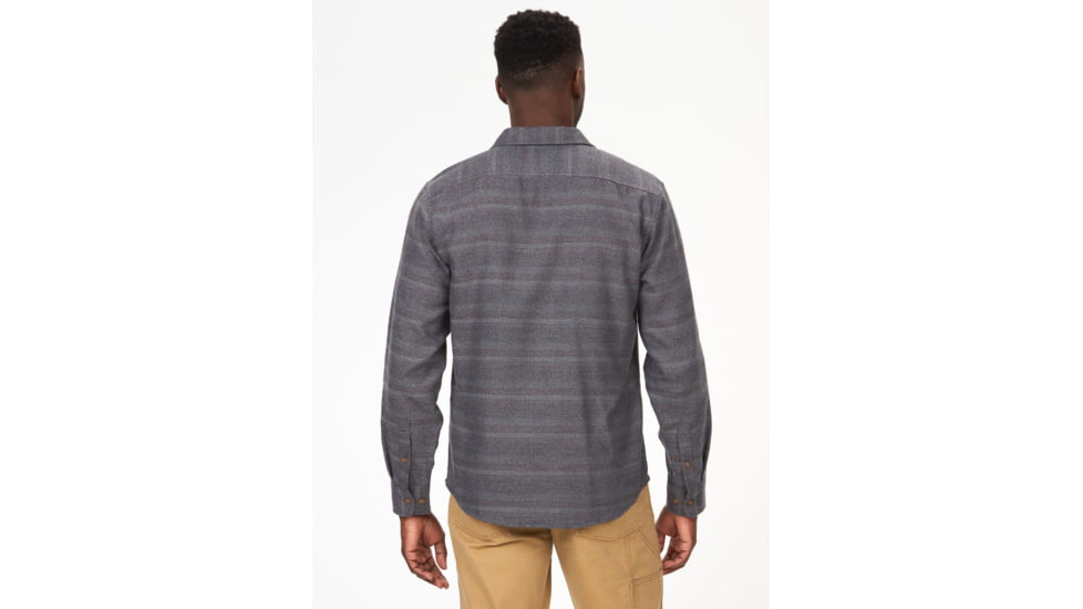 Marmot Fairfax Novelty Heathered Lightweight Long Sleeve Flannel - Mens, Dark Steel, 2XL, M14917-1132-XXL