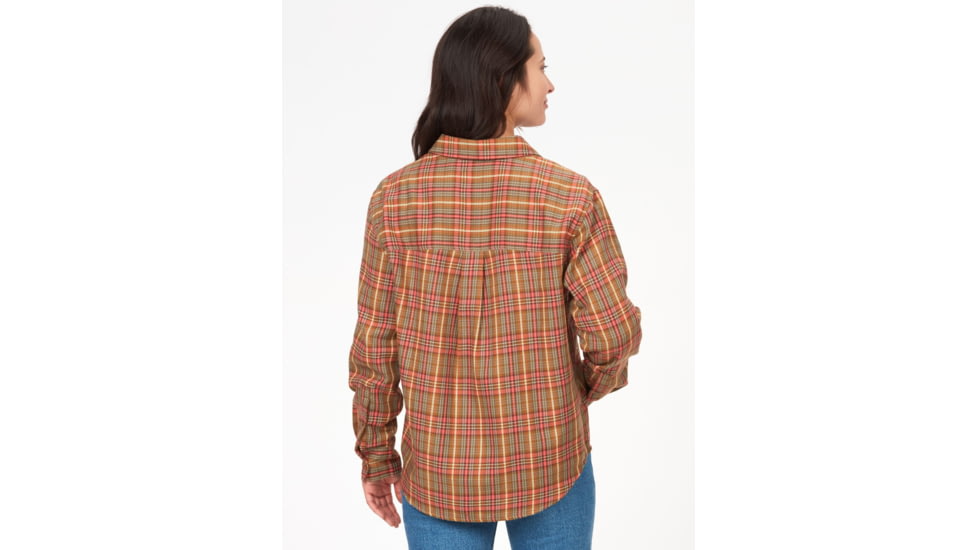 Marmot Fairfax Novelty Lightweight Long Sleeve Flannel - Womens, Grapefruit, Extra Large, M14836-9949-XL