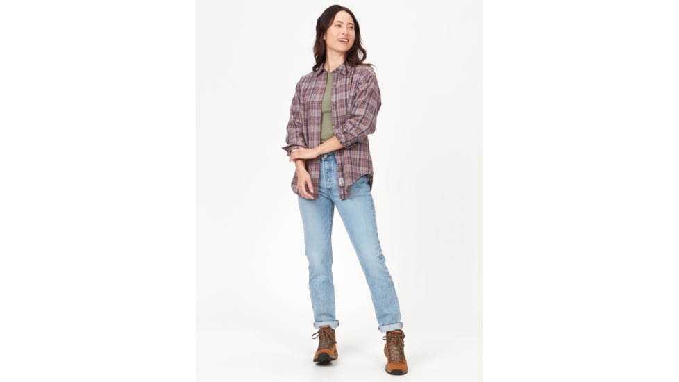 Marmot Fairfax Novelty Lightweight Long Sleeve Flannel - Womens, Hazy Purple, Extra Small, M14836-22259-XS