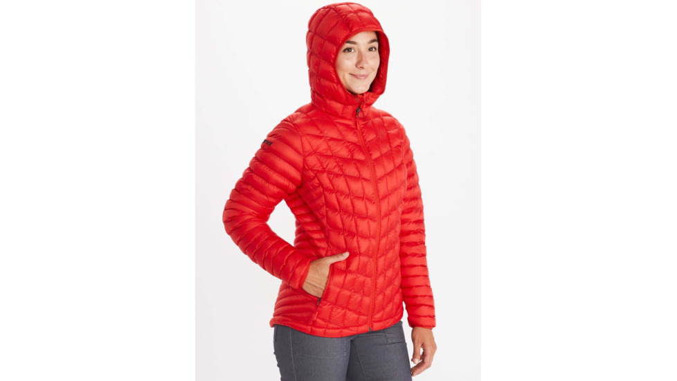Marmot Featherless Hoody - Womens, Victory Red, Small, 79090-6702-S