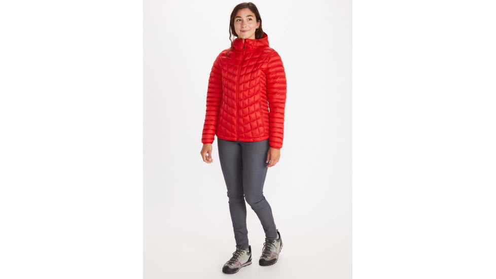 Marmot Featherless Hoody - Womens, Victory Red, Small, 79090-6702-S