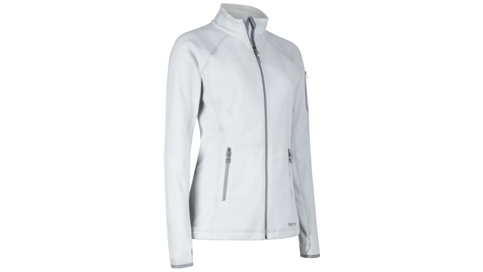 Marmot Flashpoint Fleece Jacket - Womens, Glacier Grey, Extra Large 89640-1128-XL