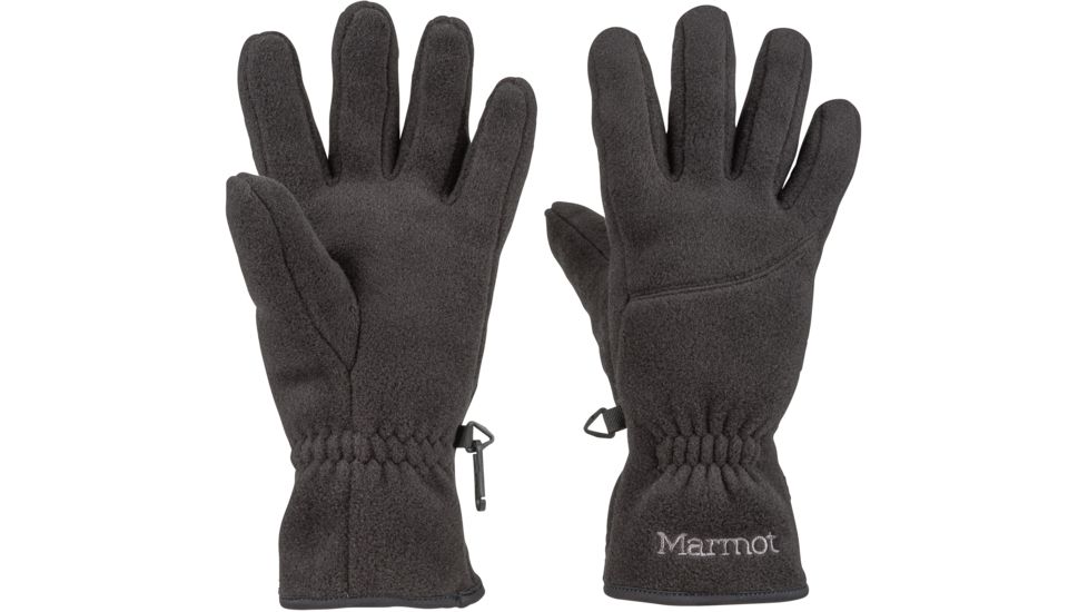 Marmot Fleece Gloves - Women's-X-Small-Black