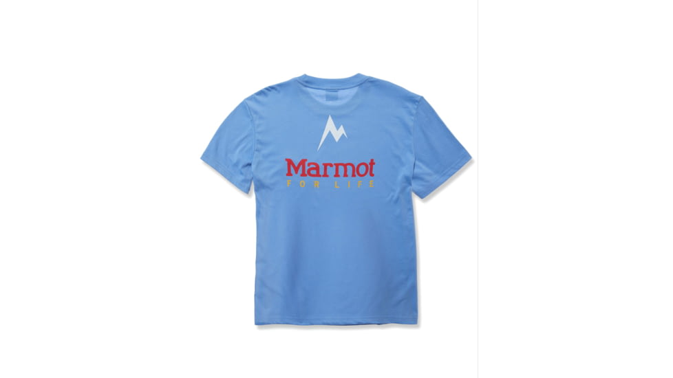Marmot For Life Short Sleeve Tee - Womens, Blue Bonnet, Large, M15613-23092-L