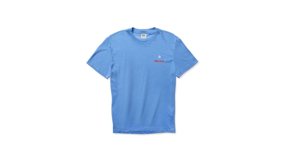 Marmot For Life Short Sleeve Tee - Womens, Blue Bonnet, Large, M15613-23092-L