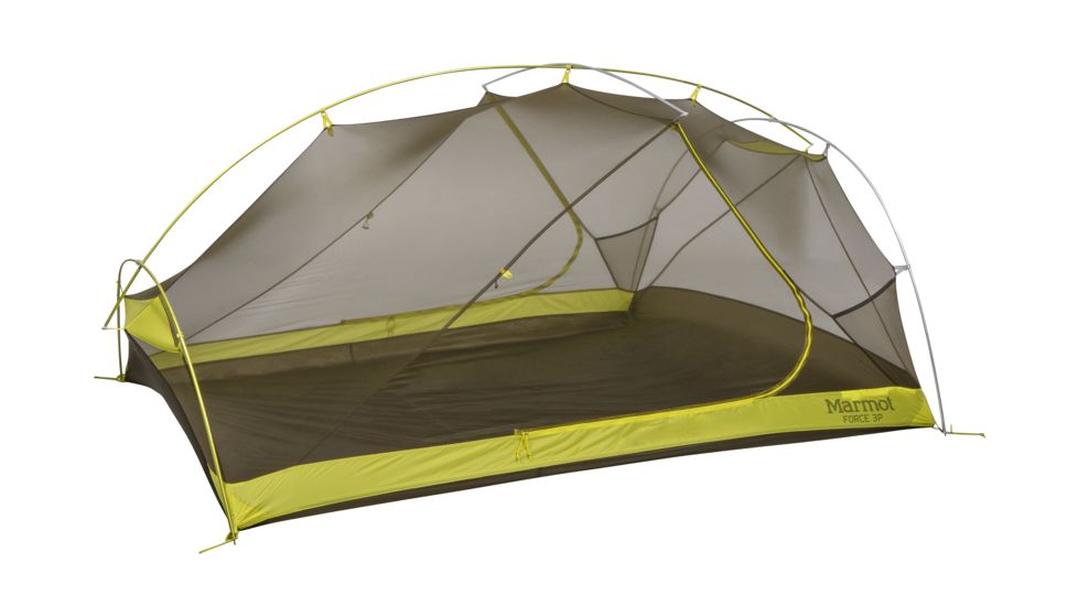 Marmot Force 3P - 3 Person, 3 Season -Dark Citron/Citronelle-3