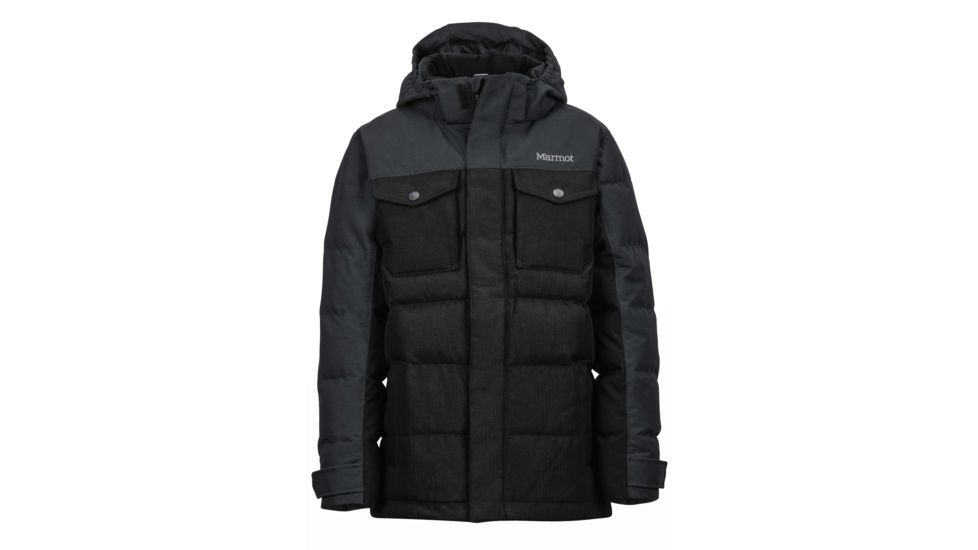 Marmot Fordham Jacket - Boy's-Black-X-Small