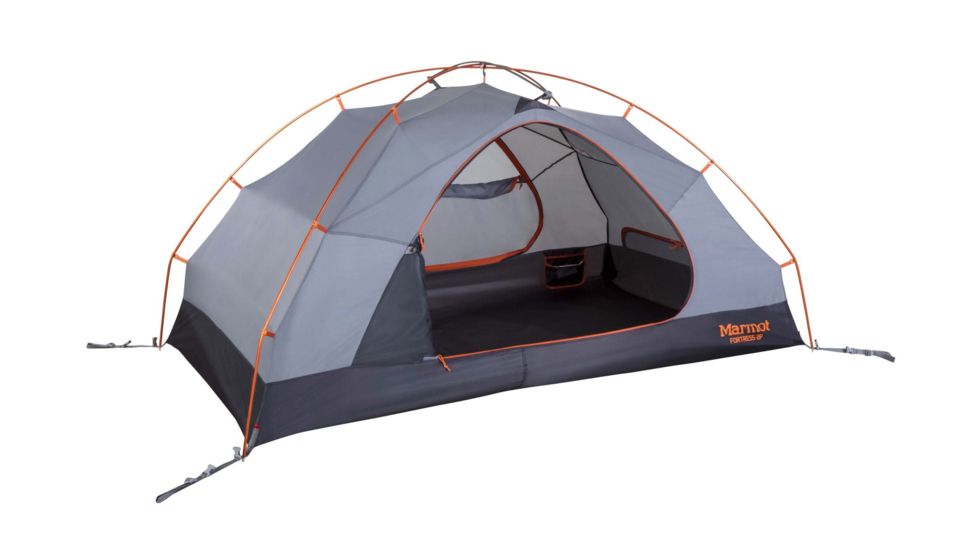 Marmot Fortress 2P Tent, Tangelo/Grey Storm, One Size 39480-9945-ONE