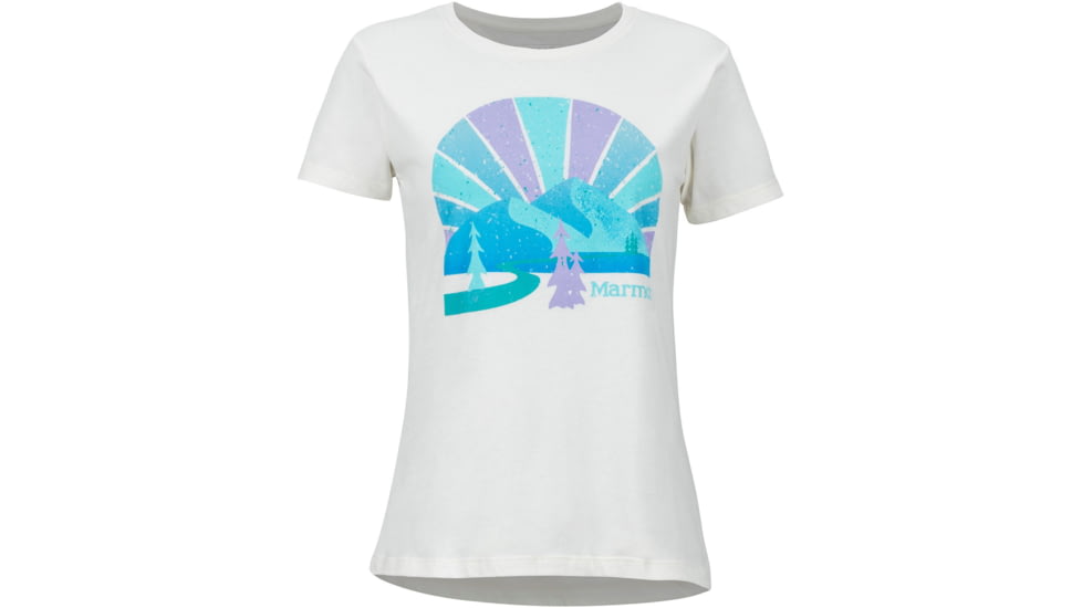 Marmot Forward Short Sleeve T-Shirt - Womens, Turtledove Heather, Large, 47140-3069-L