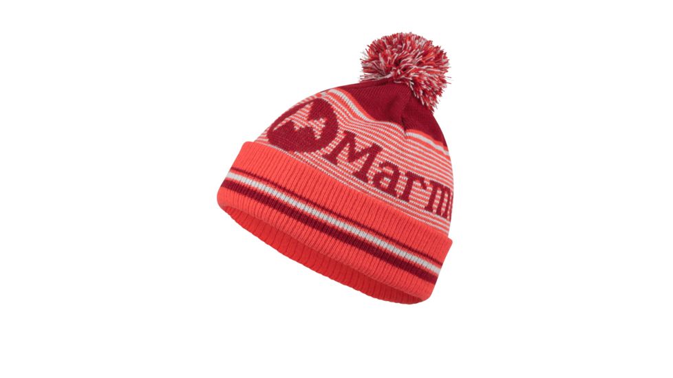 Marmot Foxy Pom Hat - Womens, Sienna Red, One Size, 19320-6005-ONE