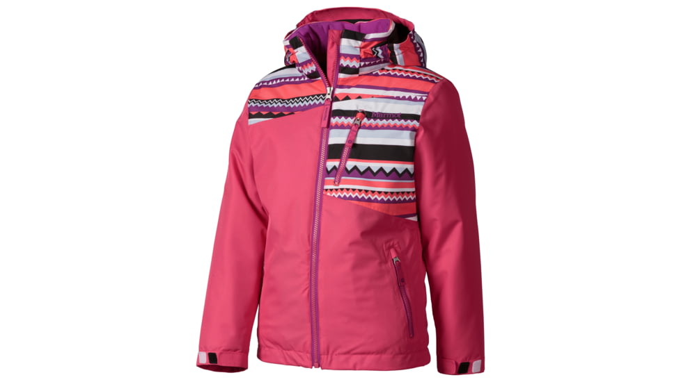 Marmot Free Skier Jacket - Girls-Pink Rock-Large