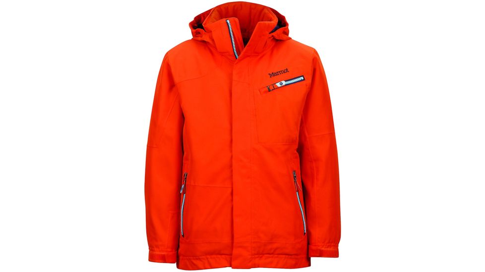 Marmot Freerider Jacket - Boy's-Mars Orange-Medium