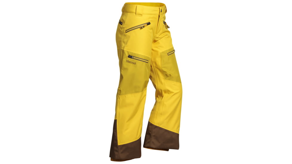 Marmot Freerider Pant - Boys-Yellow Vapor/Green Mustard-Large