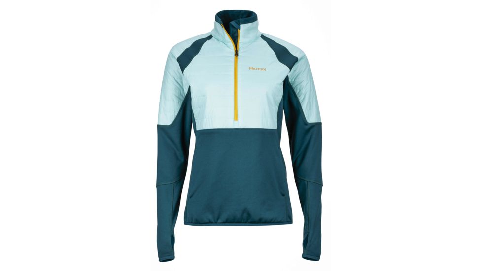 Marmot Furiosa Half Zip - Women's-Deep Teal/Wintermint-Large
