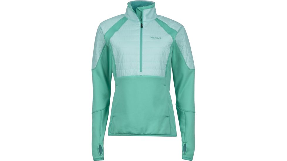 Marmot Furiosa Half Zip - Women's-Waterfall/Blue Tint-Large