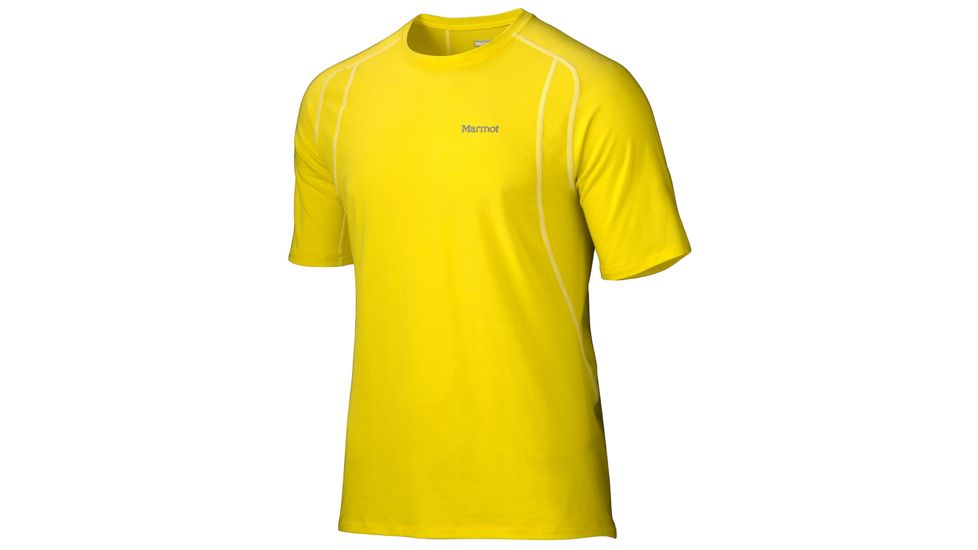 Marmot Fuse Short Sleeve Shirt - Men's-Acid Yellow-Large