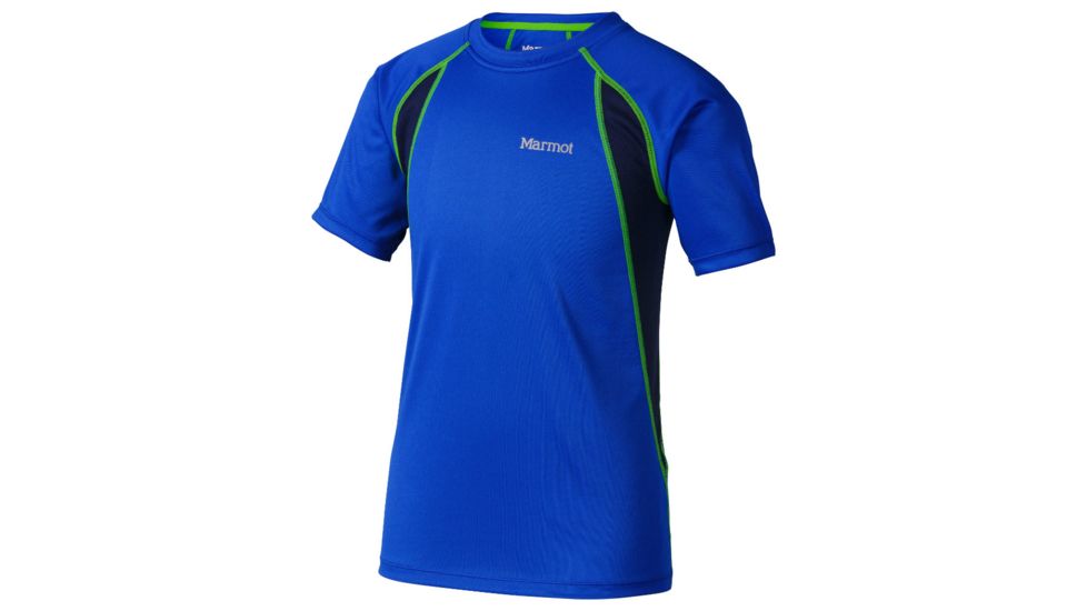 Fuse Short Sleeve T-Shirt - Boys -X-Small-Dark Azure/Dark Ink