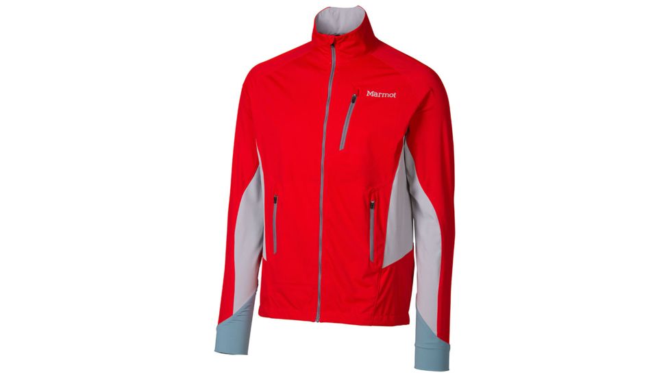 Marmot Fusion Jacket - Mens-Team Red/Steel-Large