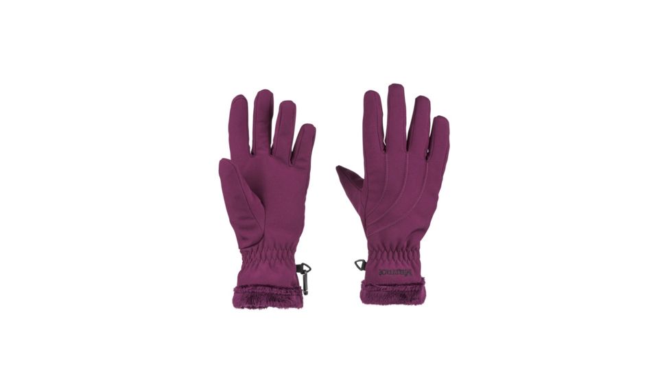 Marmot Fuzzy Wuzzy Glove - Womens, Dark Purple, M, 14790-6765-M