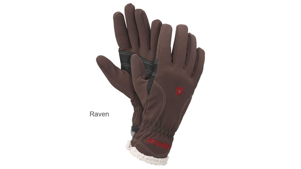 Marmot Fuzzy Wuzzy Gloves Wmns - Raven L