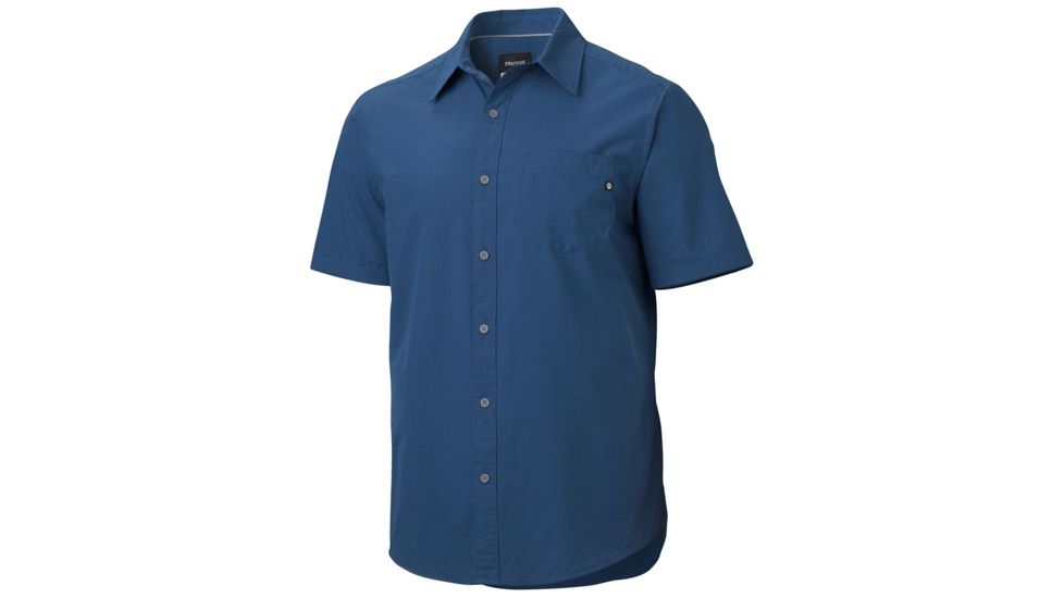 Marmot Gallison Short Sleeve - Men's-Vintage Blue-Small