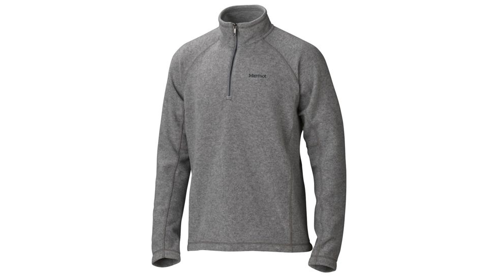 Marmot Gates 1/2 Zip - Mens-Steel Heather-Small
