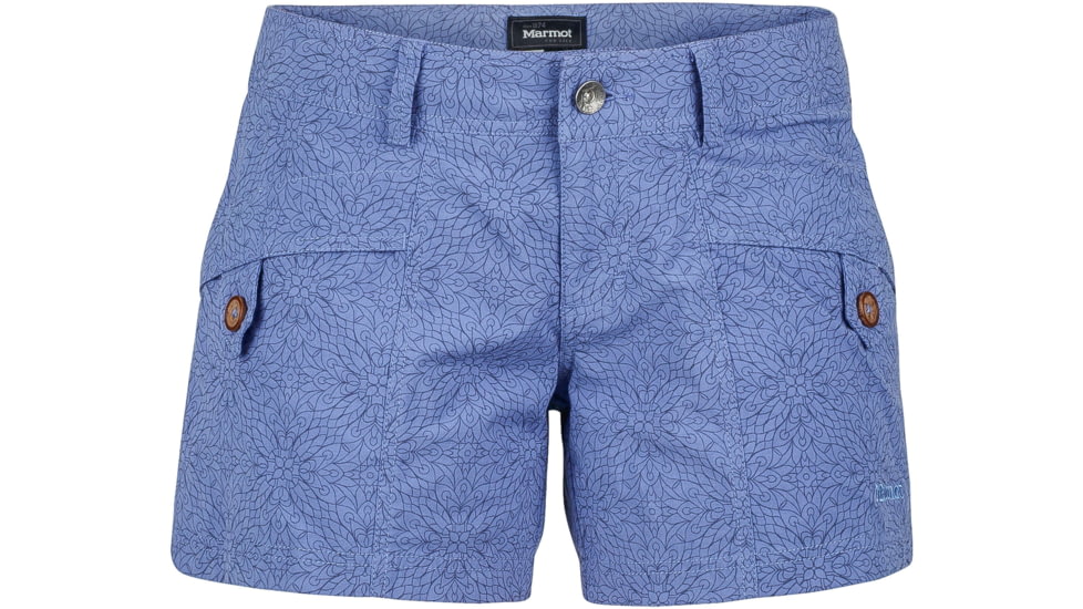 Marmot Ginny Short - Women's-Dusty Denim Barcelona-5 in-6