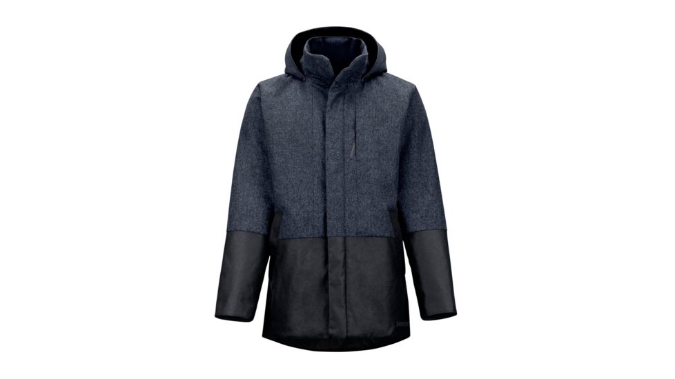 Marmot Giorgio Coat - Mens, Black Heather/Black, Medium, 81390-BlHeat/Black-M-DEMO