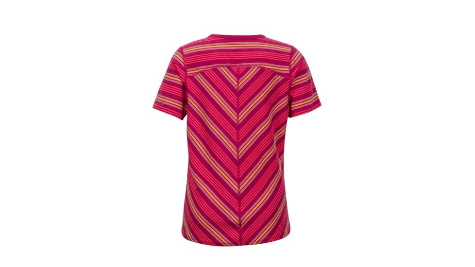 Marmot Girls Gracie Short Sleeve T-Shirt, Sangria, M 59350-6119-M