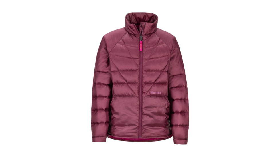 Marmot Girls Hyperlight Down Jacket - Kids, Fig, Medium, 79120-Fig-M-DEMO