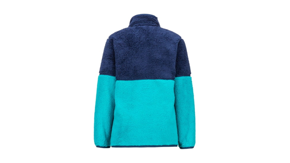 Marmot Girls Lariat Fleece - Kids, Blue Tile/Arctic Navy, Medium, 89790-BlTile/ArcNavy-M-DEMO