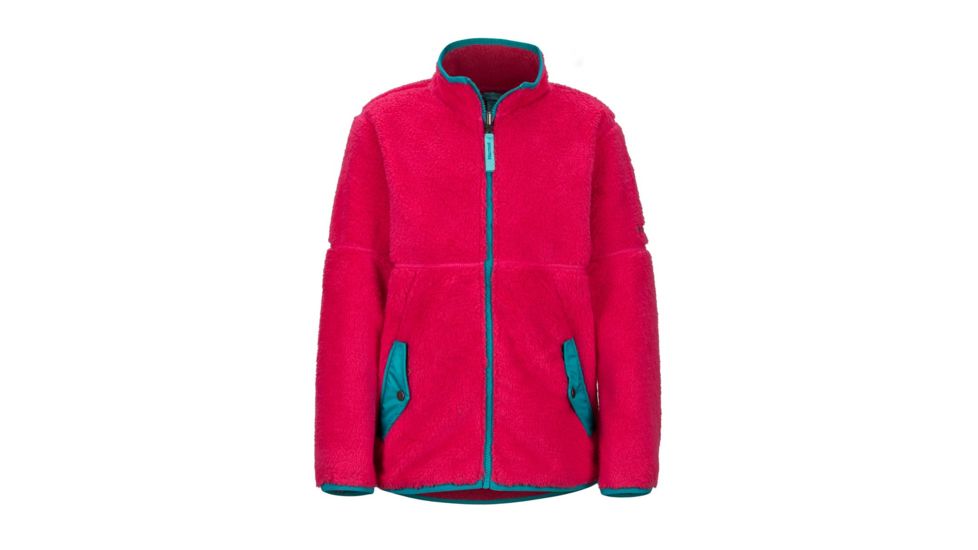 Marmot Girls Lariat Fleece - Kids, Disco Pink, Medium, 89790-Disco Pink-M-DEMO