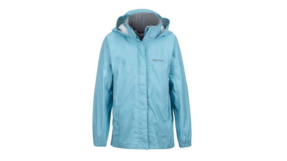 Marmot Girls Precip Jacket, Sky High, Extra Small 55680-3663-XS