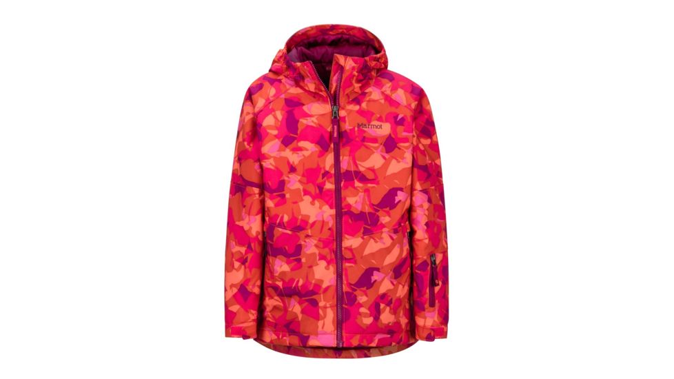 Marmot Girls Refuge Jacket - Kids, Nasturtium Sweet Camo, Medium, 79130-NasturtSwC-M-DEMO