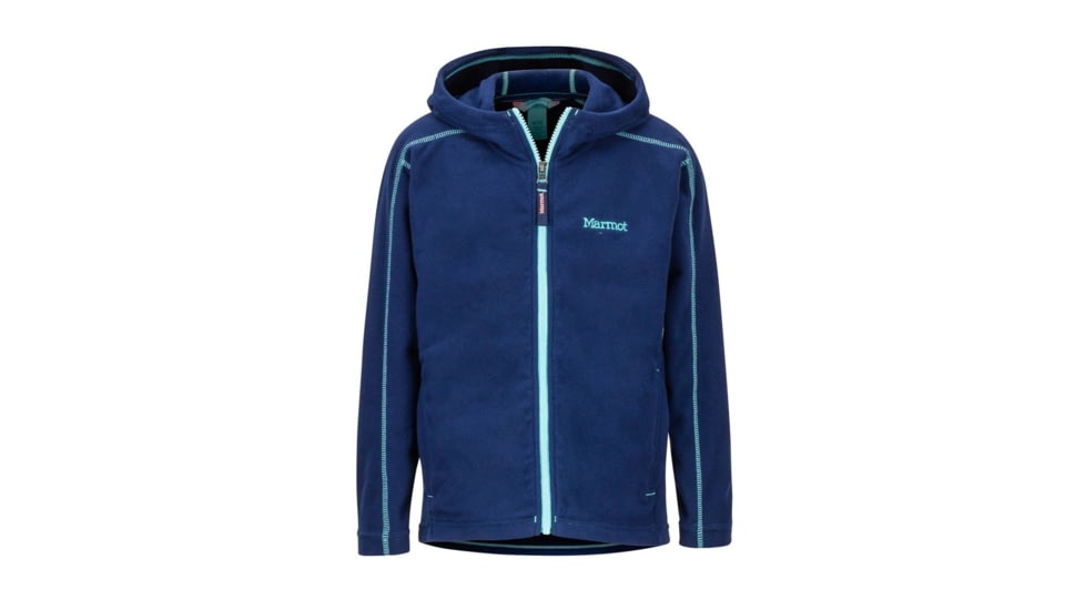 Marmot Girls Rocklin Hoody - Kids, Arctic Navy, Medium, 42790-Arctic Navy-M-DEMO