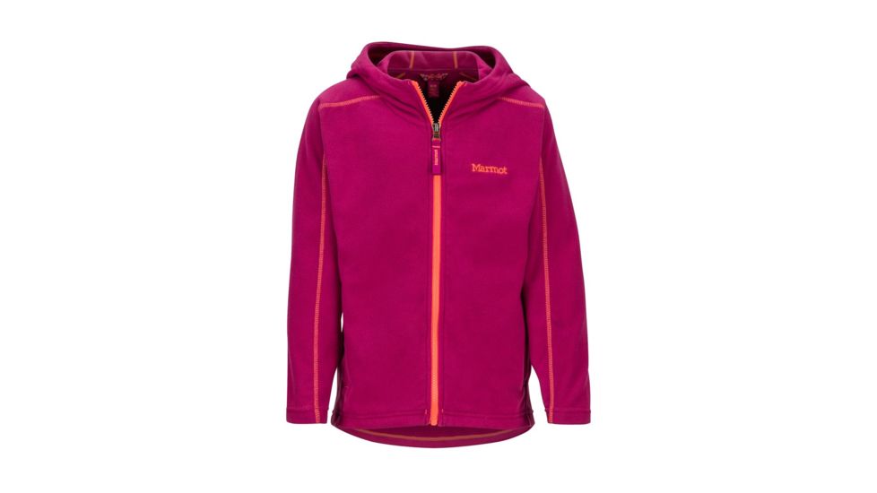 Marmot Girls Rocklin Hoody - Kids, Purple Berry, Medium, 42790-Purple Berry-M-DEMO