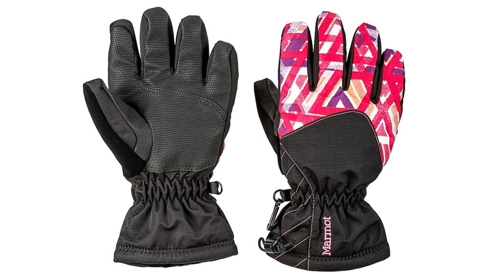 Marmot Glade Glove - Girl's-X-Small-Pink Lotus Geo