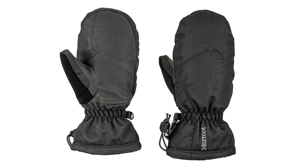 Marmot Glade Mitts - Girl's-Black-Medium