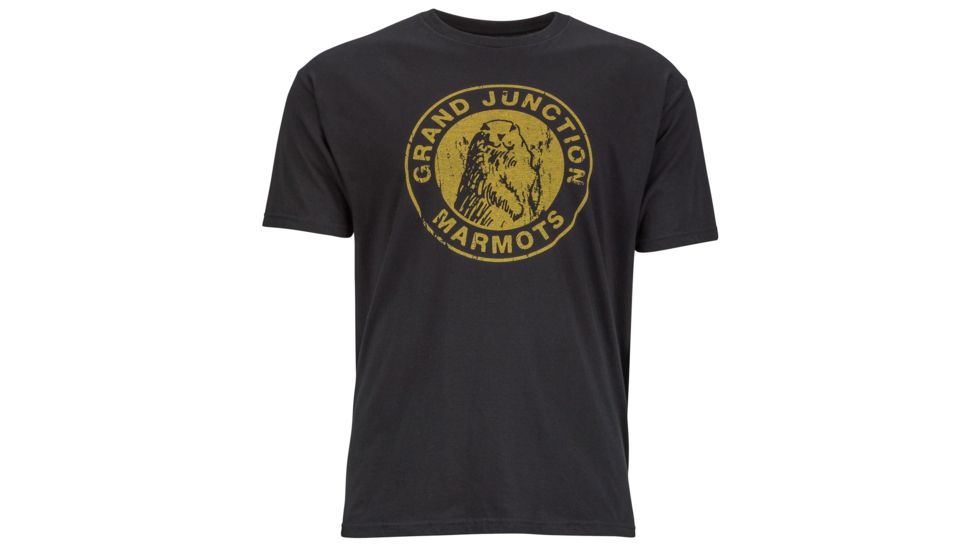 Grand Junction Short Sleeve Tee - Mens-Black-Large