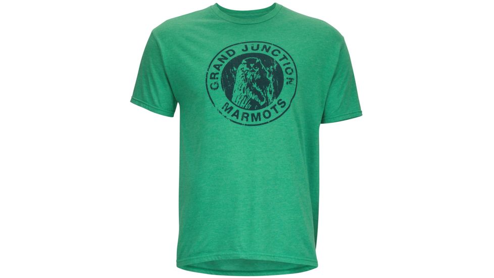 Grand Junction Short Sleeve Tee - Mens-Green Heather-Small