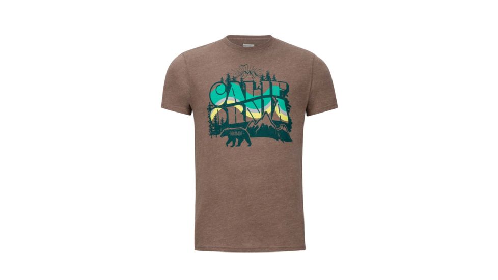 Marmot Greenery Short Sleeve T-Shirt - Mens, True Brown Heather, L 42410-8827-L