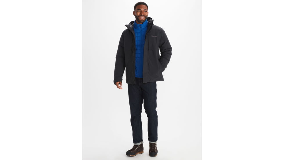 Marmot Greenpoint GORE-TEX Featherless Jacket - Mens, Black, Small, M13173-001-S