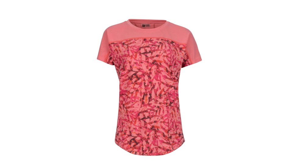 Marmot Greer Short Sleeve T-Shirt - Womens, Desert Red Tangle, Small 48240-8868-S