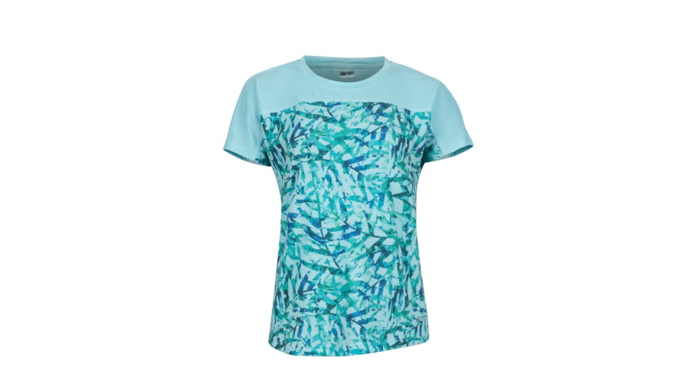Marmot Greer Short Sleeve T-Shirt - Womens, Blue Shale Tangle, Extra Small 48240-8876-XS