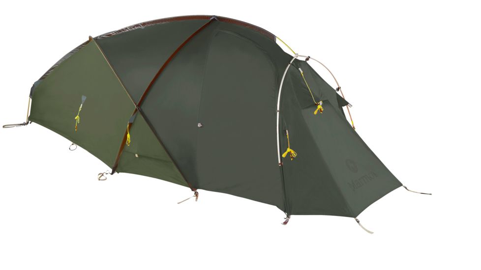 Marmot Grid Plus Tent - 2 Person, 4 Season-Dark Cedar/Hatch