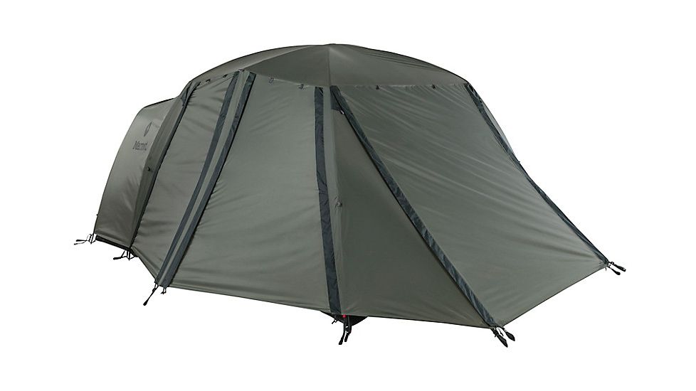 Marmot Guest House 4-Person Tent, Crocodile, One Size, 39100-4764-ONE