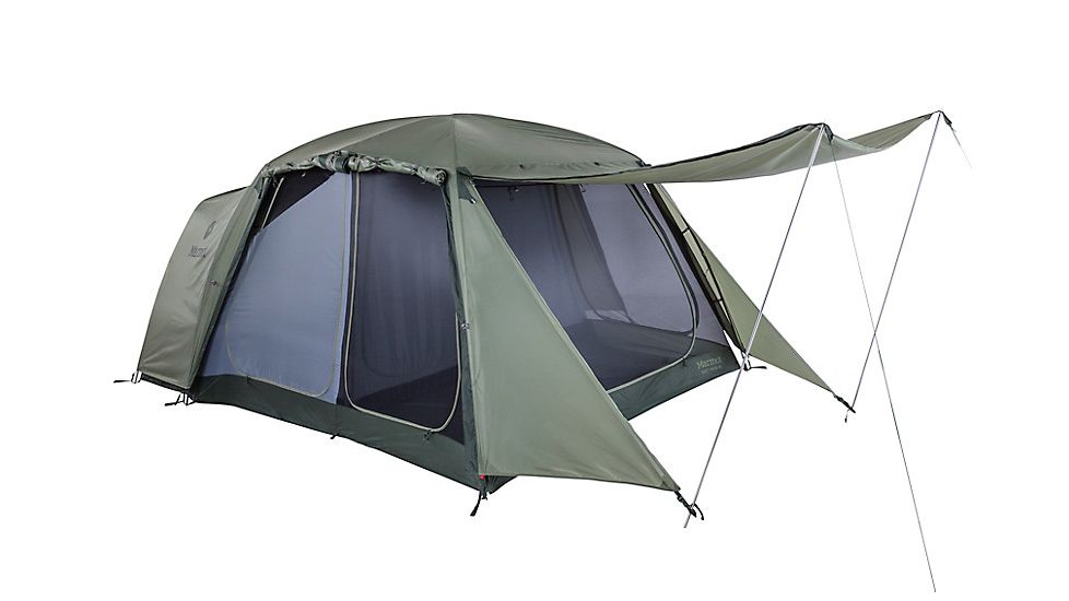 Marmot Guest House 6-Person Tent, Crocodile, One Size, 39110-4764-ONE