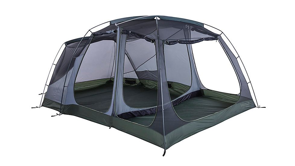 Marmot Guest House 6-Person Tent, Crocodile, One Size, 39110-4764-ONE